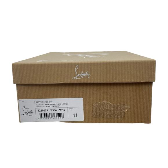 Christian Louboutin Hot Chick 100 Patent Leather Pump White Size 41 - Picture 12 of 12